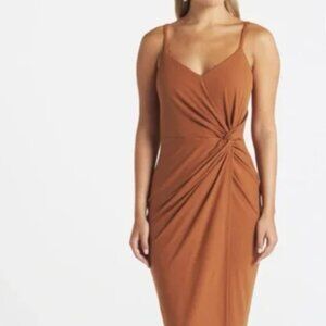 Nine Britton Vivienne Knit Fitted Midi Dress